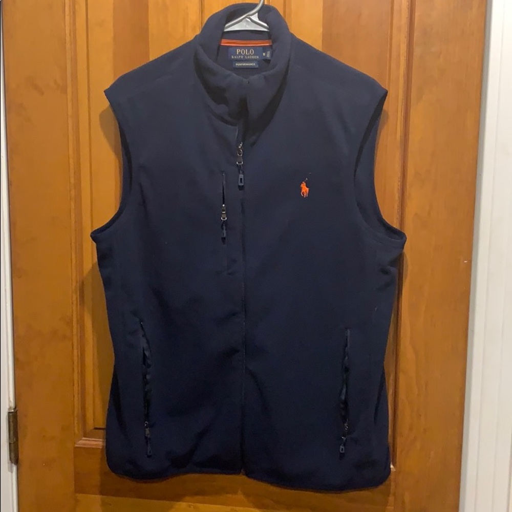 Polo Ralph Lauren Navy Blue Fleece Vest